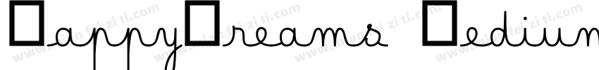 HappyDreams Medium字体转换